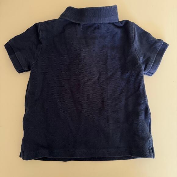 Ralph Lauren Baby Navy Blue Polo Tie Dye Lobster Shirt Size 9M - Picture 6 of 6